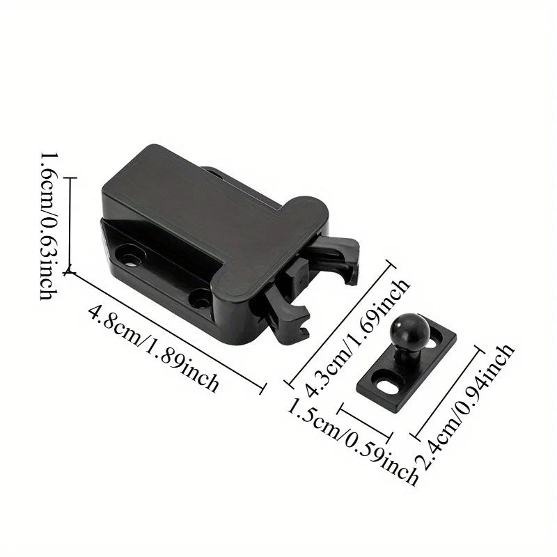 Push-to-Open Cabinet Door Catches | Strong Spring Latch Cabinet Door Catch Babs