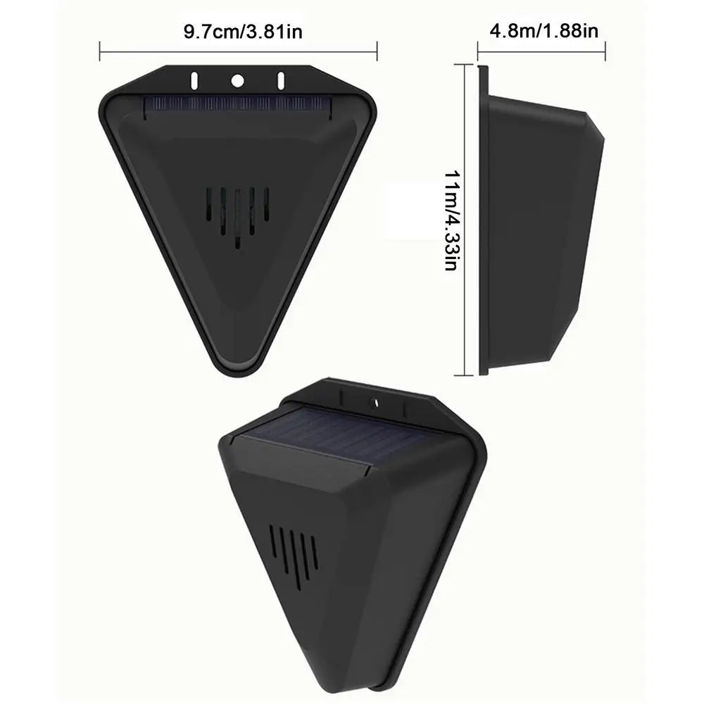 Solar Animal Repeller – Bird & Pest Deterrent for Garden Solar Animal Repeller Babs Black 1pcs