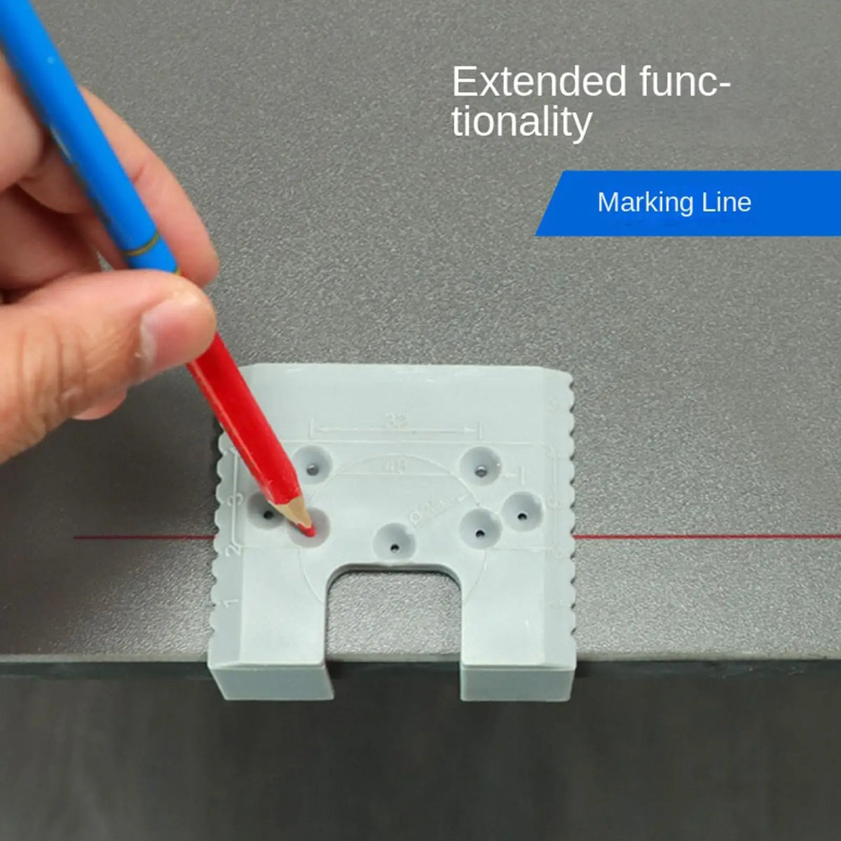 Door Hinge Jig Template – Precision ABS Install Tool for Cabinets Door Hinge Jig Babs