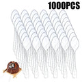 Clear Disposable Mini Tasting Spoons for Desserts & Parties Disposable Mini Spoons Babs 1000PCS