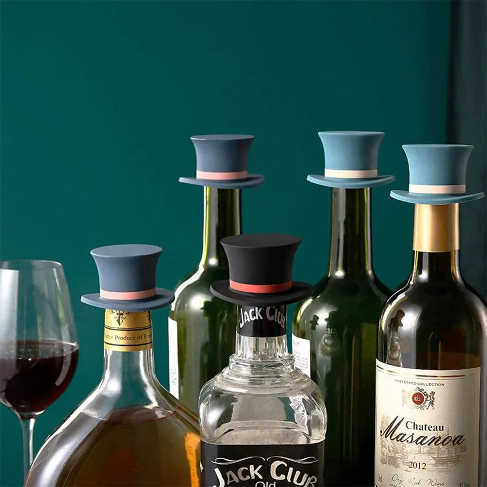 Silicone Wine & Olive Oil Bottle Stoppers – Eco-Friendly Silicone Bottle Stopper Babs