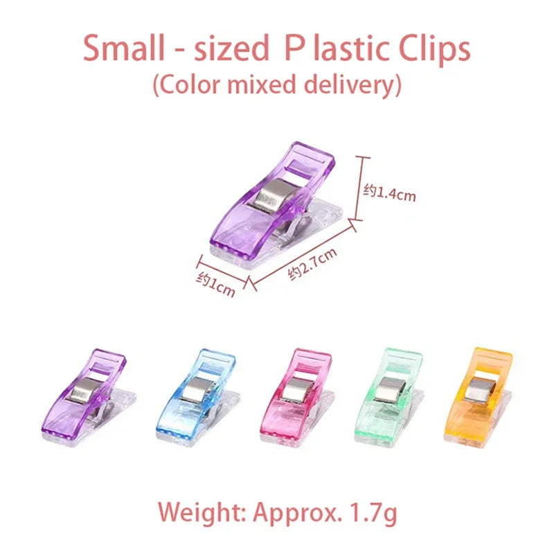 Colorful Sewing Clips 50/100/200 PCS – Plastic Craft Clips Sewing Clips Babs
