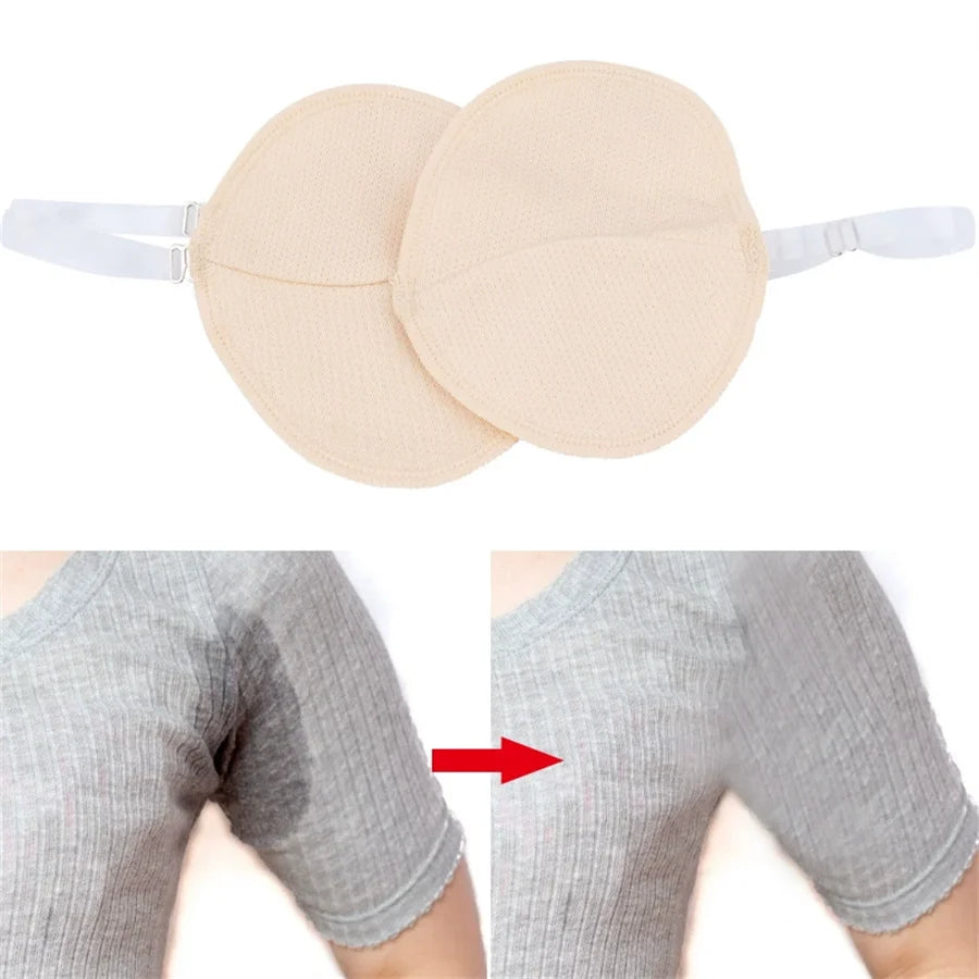 Reusable Transparent Underarm Sweat Pads with Shoulder Straps Underarm Sweat Pads Babs