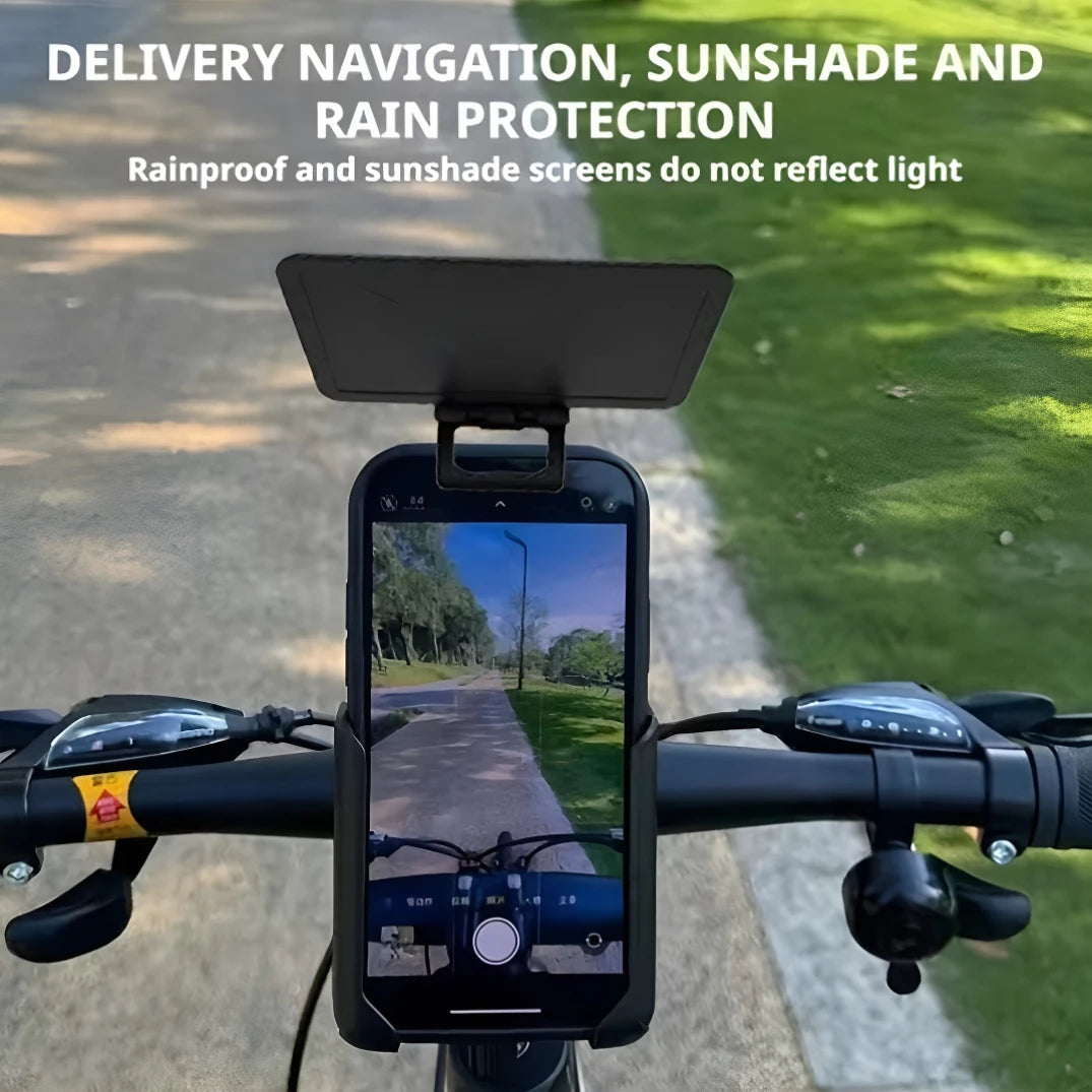 Car Phone Sun Visor Anti-Glare GPS Navigation Sunshade Hood Car Phone Sunshade Babs