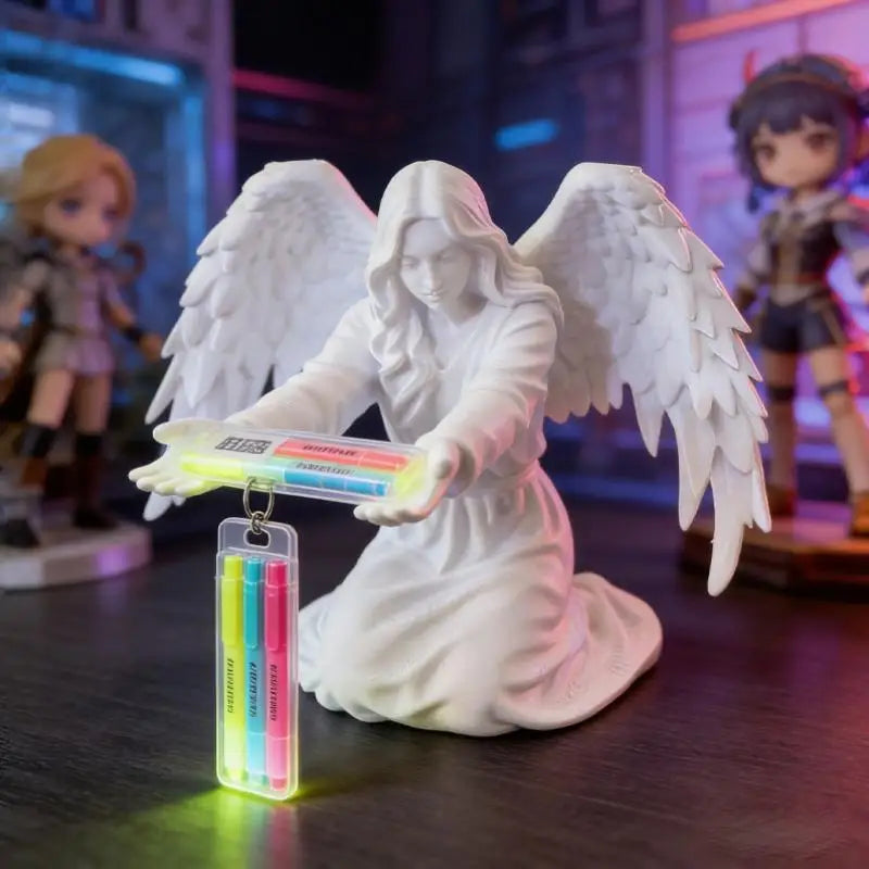 3D Printed Angel Pen Stand & Desktop Organizer | Gift Idea Desktop Pen Organizer Babs