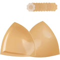Sticky Push-Up Bra Inserts – Adhesive Silicone Bikini Cup Pads Adhesive Bra Inserts Babs Beige M