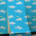 3D Brick Peel & Stick Wallpaper 70cm×10m – XPE Foam Wall Sticker Peel & Stick Wallpaper Babs 70cmX1000cm Blue sky