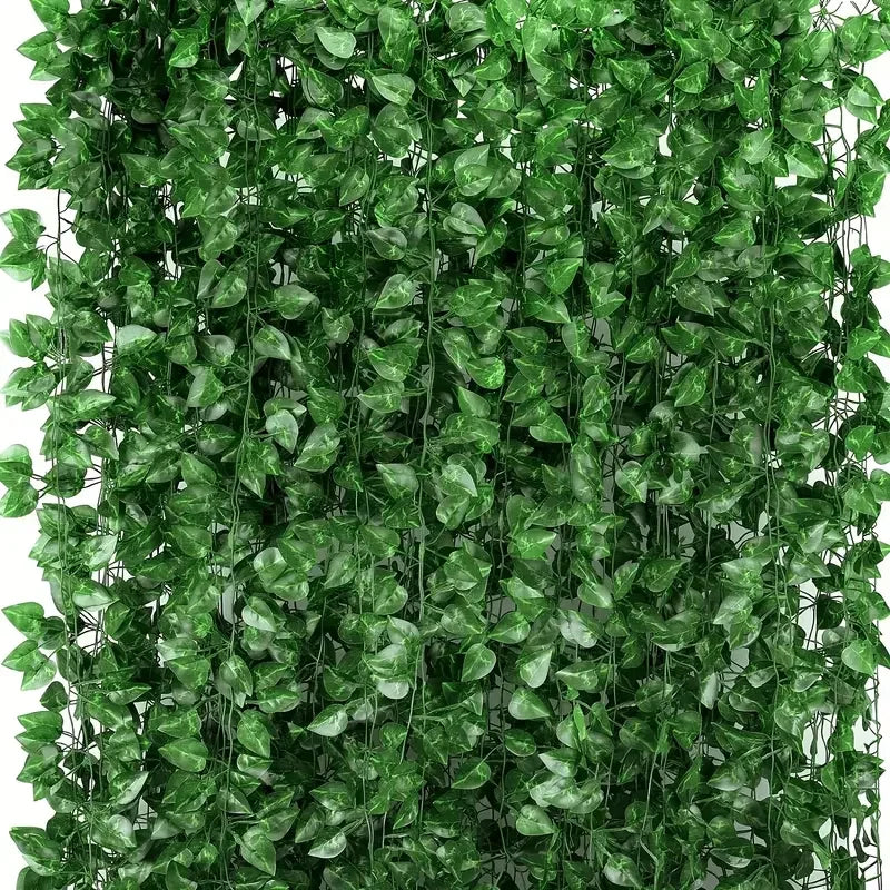 Artificial Ivy Vine Garland 30pcs – Fake Hanging Leaf Decor Artificial Vine Garland Babs