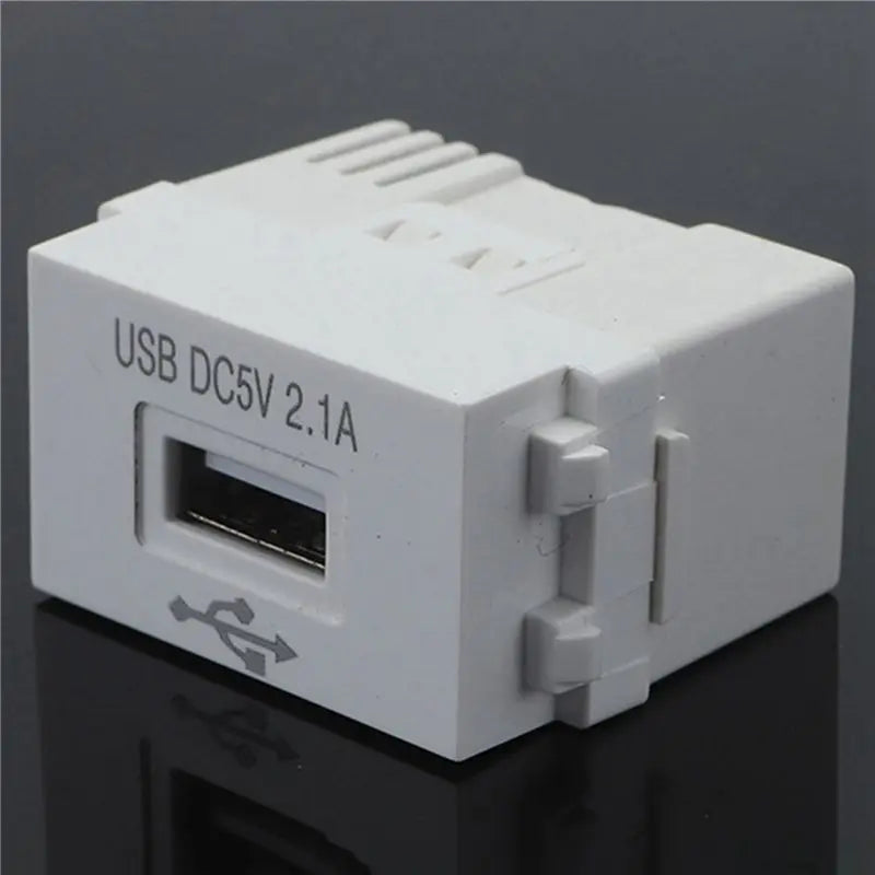 3-Pack USB Wall Socket Module 220V 5V 2.1A Charging Power Adapter USB Wall Socket Module Babs