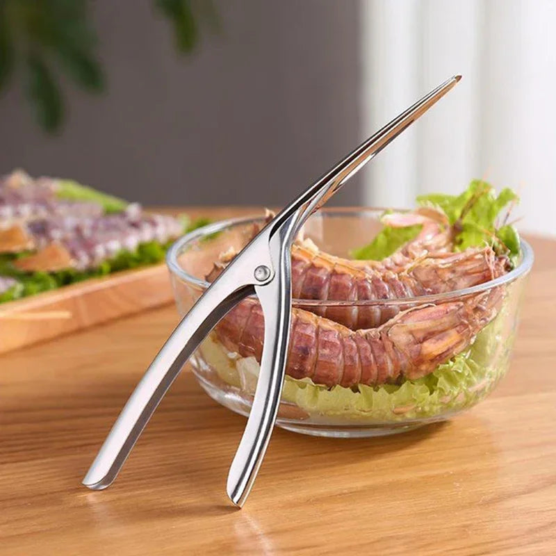 Stainless Steel Shrimp Deveiner & Prawn Peeler Seafood Tool Seafood Prep Tool Babs