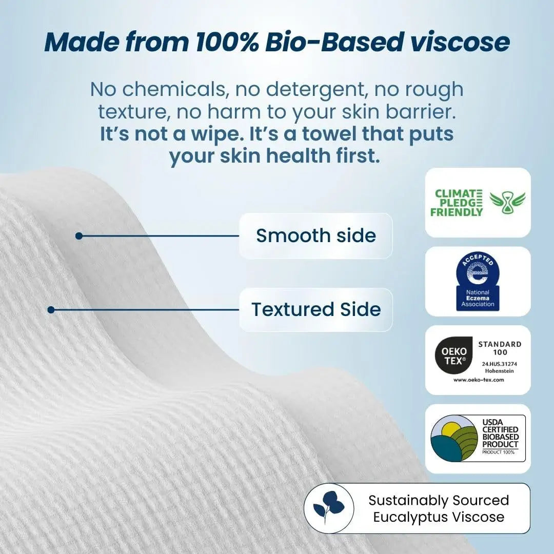 50-Pack Disposable Microfiber Face Towels – Spa, Travel & Home Disposable Face Towel Babs
