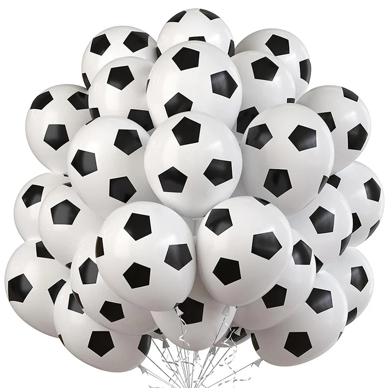 12" Football Soccer Latex Balloons – 20/50pcs Party Decorations Party Balloons Babs