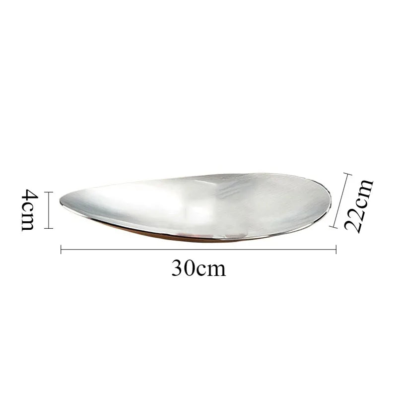 Luxury Stainless Steel Decorative Fruit Plate & Tray Decorative Fruit Tray Babs