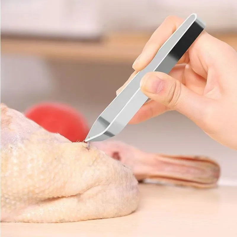 Stainless Steel Kitchen Tweezers – Fish Bone & Feather Remover Kitchen Food Tweezers Babs