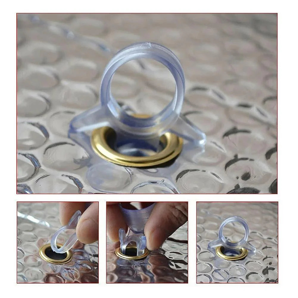 40Pcs 45mm Clear PVC Suction Cups – Heavy-Duty Plastic Suckers Suction Cup Set Babs