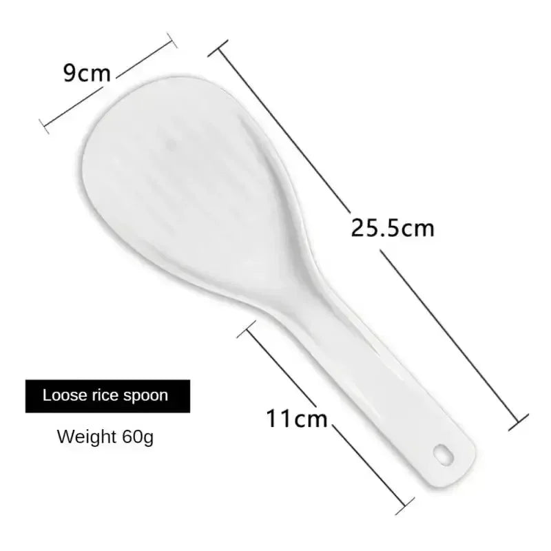 Nonstick Standable Rice Spoon – Cute Serving Scoop | Babs Rice Serving Spoon Babs Red