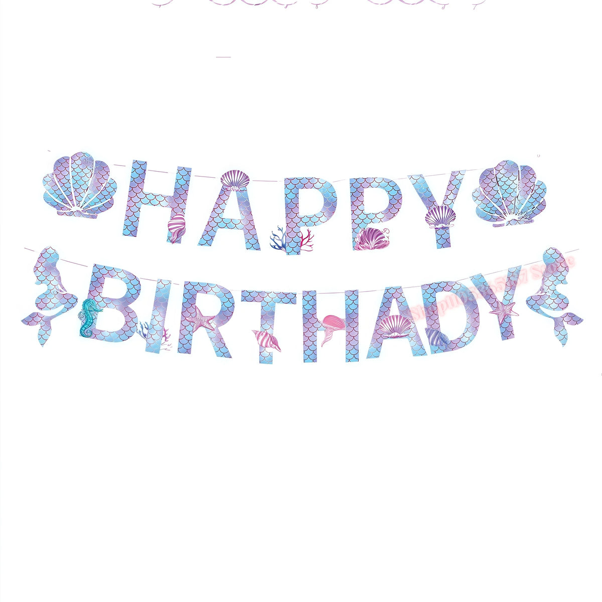 Mermaid Birthday Party Decorations Set – Plates, Cups & More