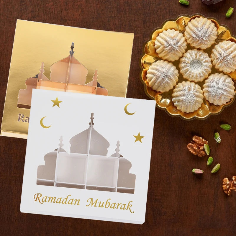 Eid Mubarak Gift Boxes 1-5 Pcs | Ramadan Candy Packaging Holiday Gift Box Babs