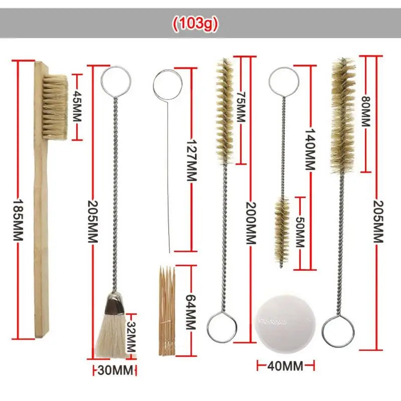 12-Piece Gun Cleaning Kit – Brass Wire & Bristle Brushes Gun Cleaning Kit Babs