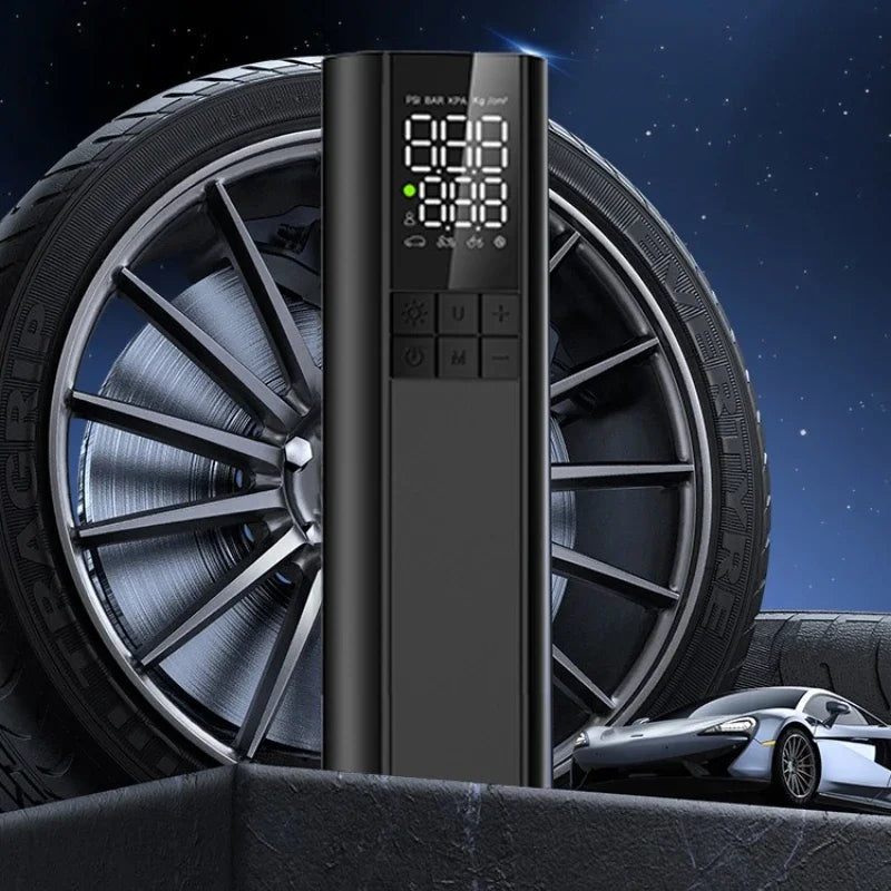Mini Car Tyre Inflator 150PSI – Digital Display & Auto-Stop Portable Tyre Inflator Babs