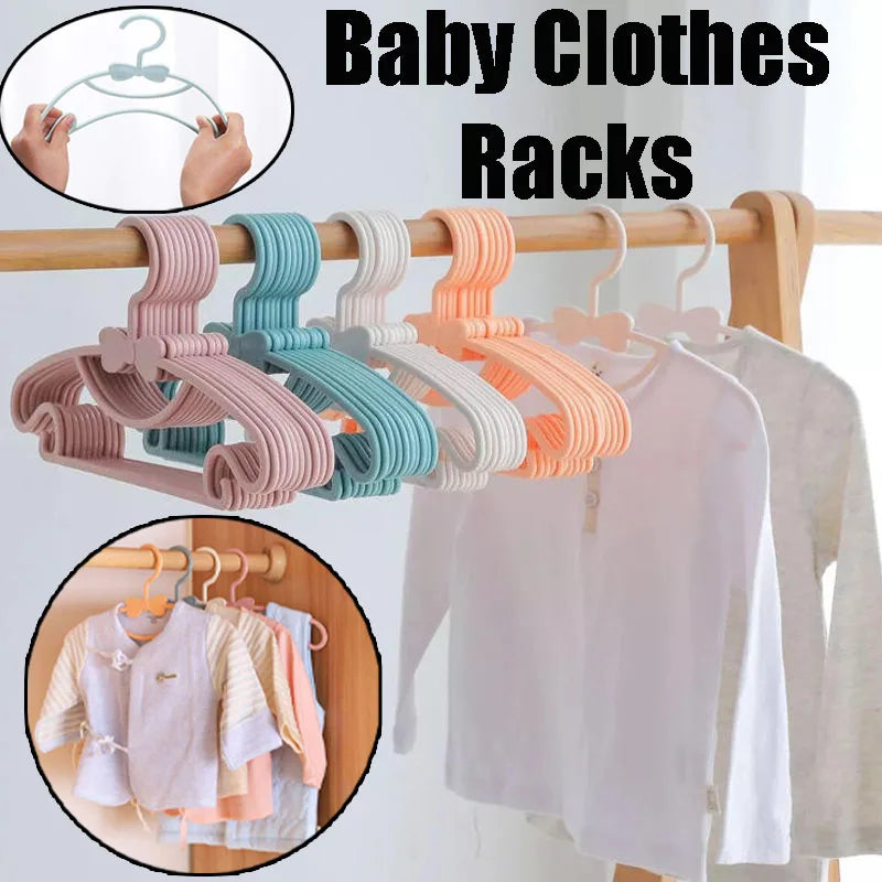 Baby & Kids Windproof Plastic Clothes Hangers – 10/30/50 Pack Clothing Hangers Babs