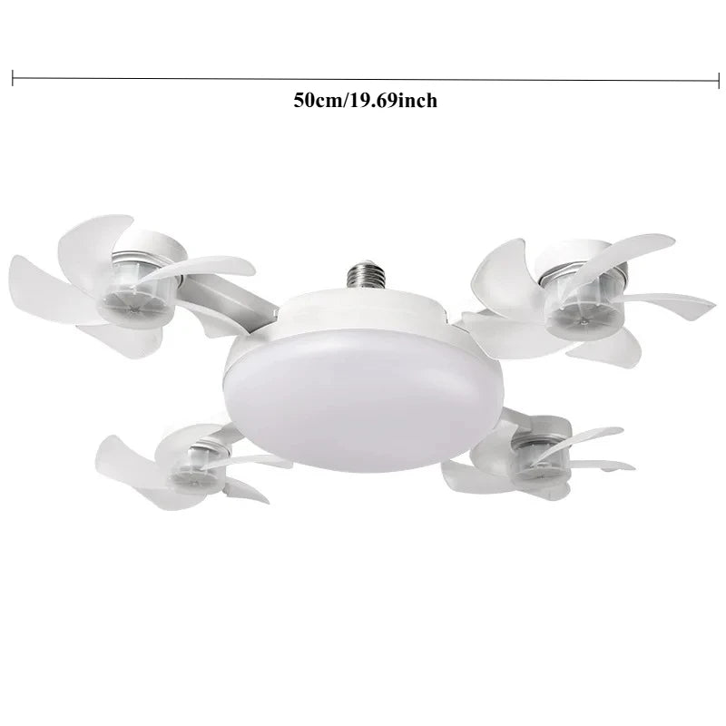 RTONTR LED Ceiling Fan Light | Remote Control & Dimming LED Ceiling Fan Light Babs