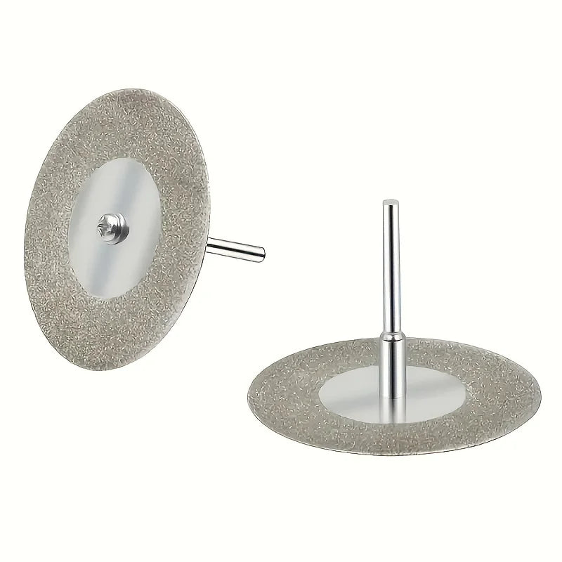 12pcs Mini Diamond Cutting Discs – Rotary Grinding Saw Blades Cutting Disc Set Babs
