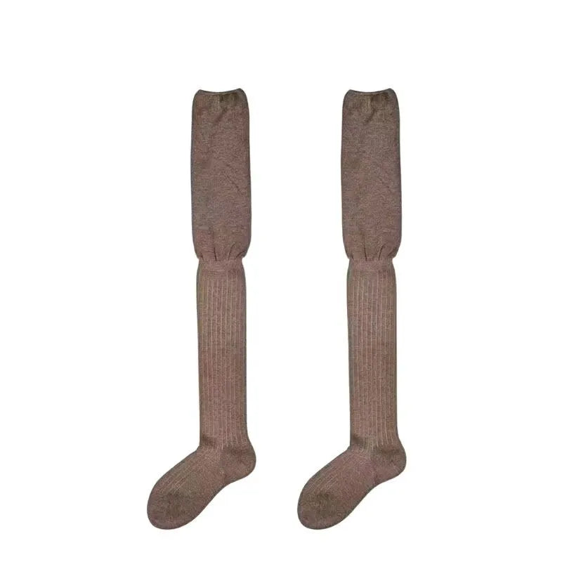 Women's Knee High Thigh High Tube Socks – Cotton Blend Knee High Socks Babs