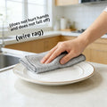 50PCS Silver Wire Cleaning Cloths – Kitchen Scrubber Dishcloths Kitchen Cleaning Cloth Babs 50PCS