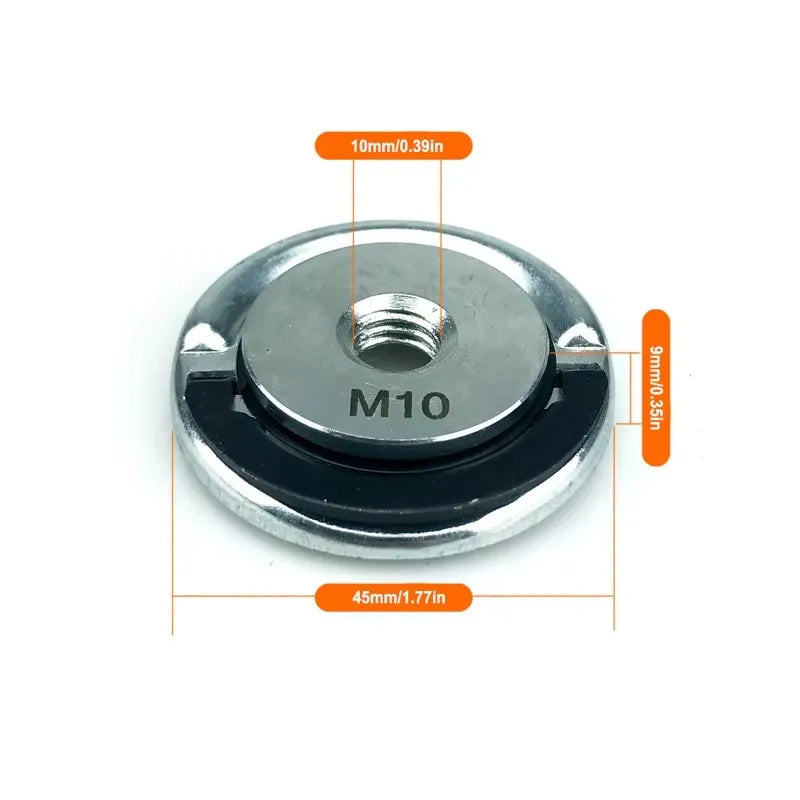 M14 Angle Grinder Quick Release Self-Locking Flange Nut Plate Grinder Flange Nut Babs