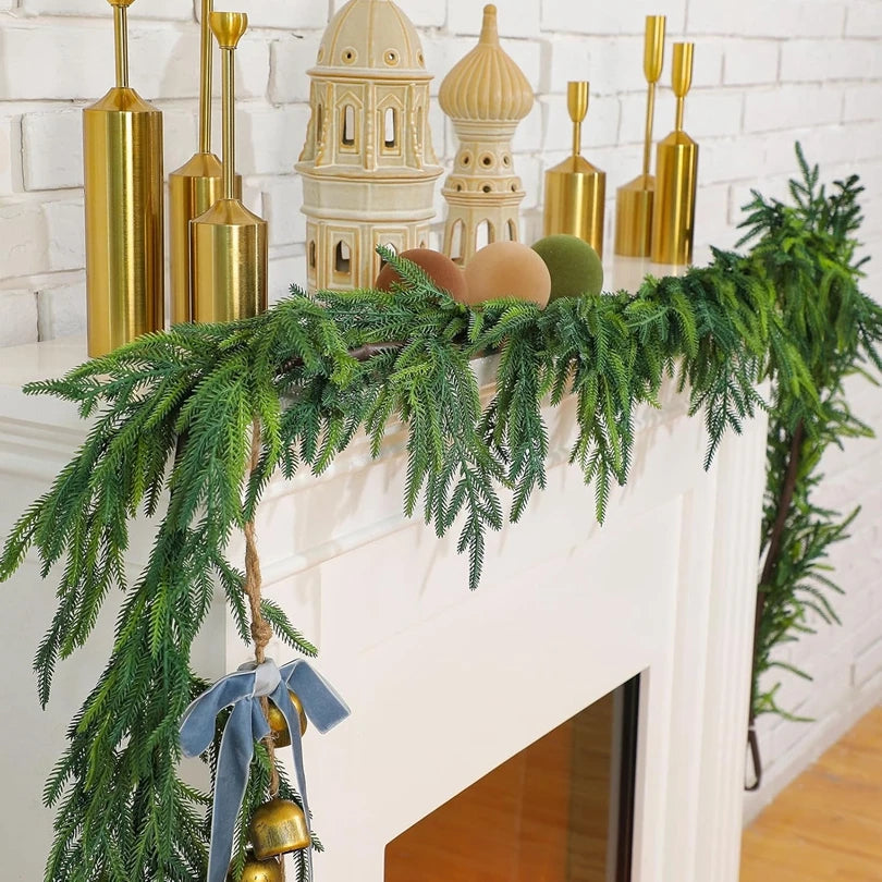 Artificial Green Rattan Vine for Christmas Wreath & Home Decor Artificial Plant Vine Babs