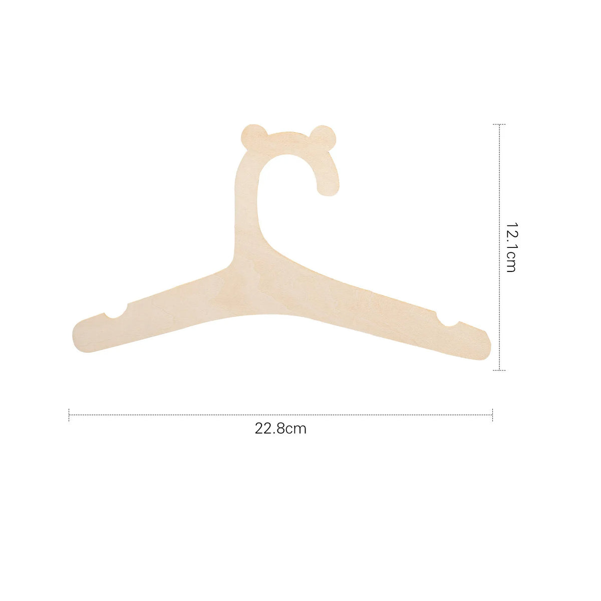 Wooden Bear Kids Clothes Hangers – Baby Nursery Closet Set Kids Clothes Hangers Babs
