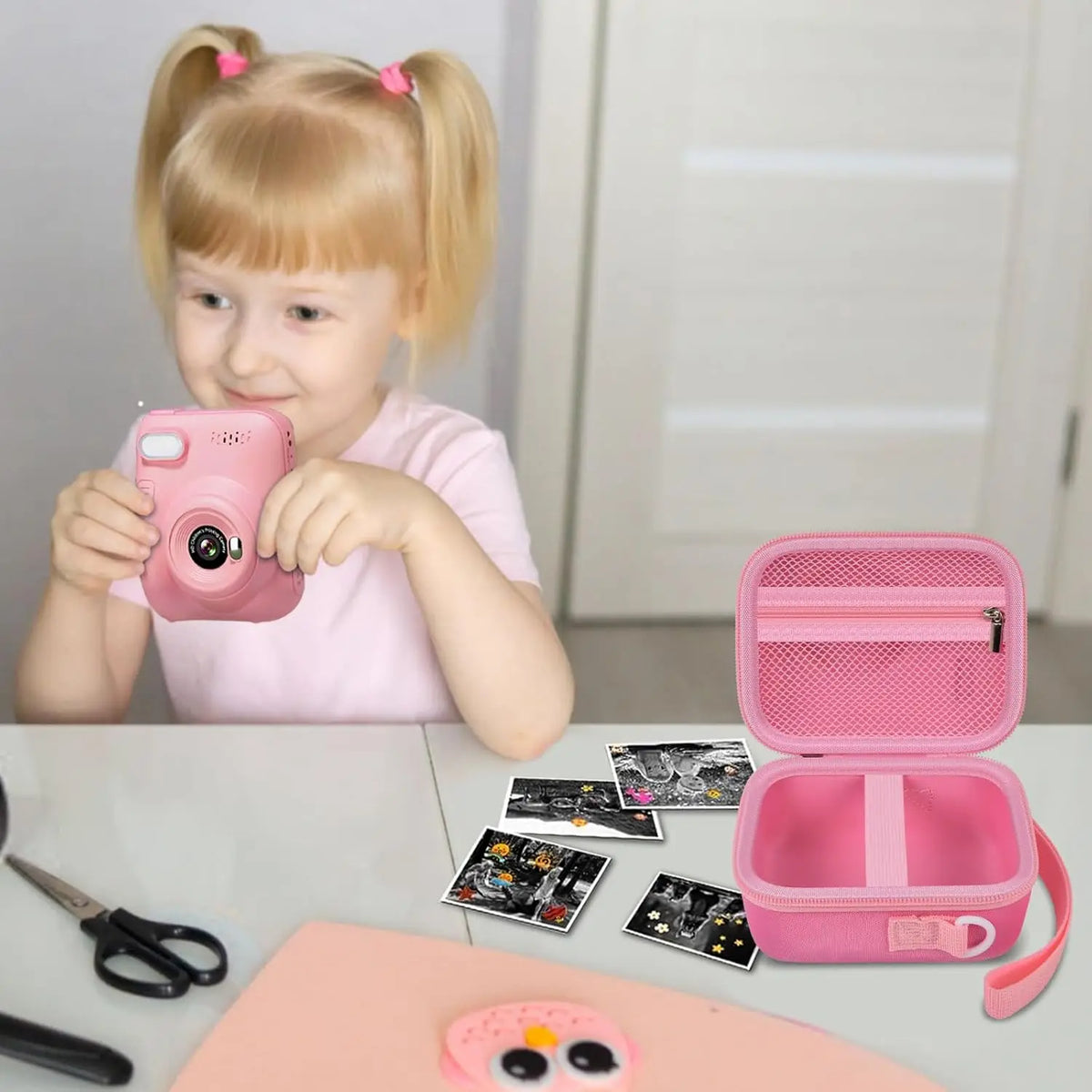 Kids Instant Print Camera Case Bag – Fits Gofunly & More Kids Camera Bag Babs