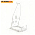 Metal Vacuum Cleaner Storage Rack – Vertical Stand Holder Vacuum Storage Rack Babs White