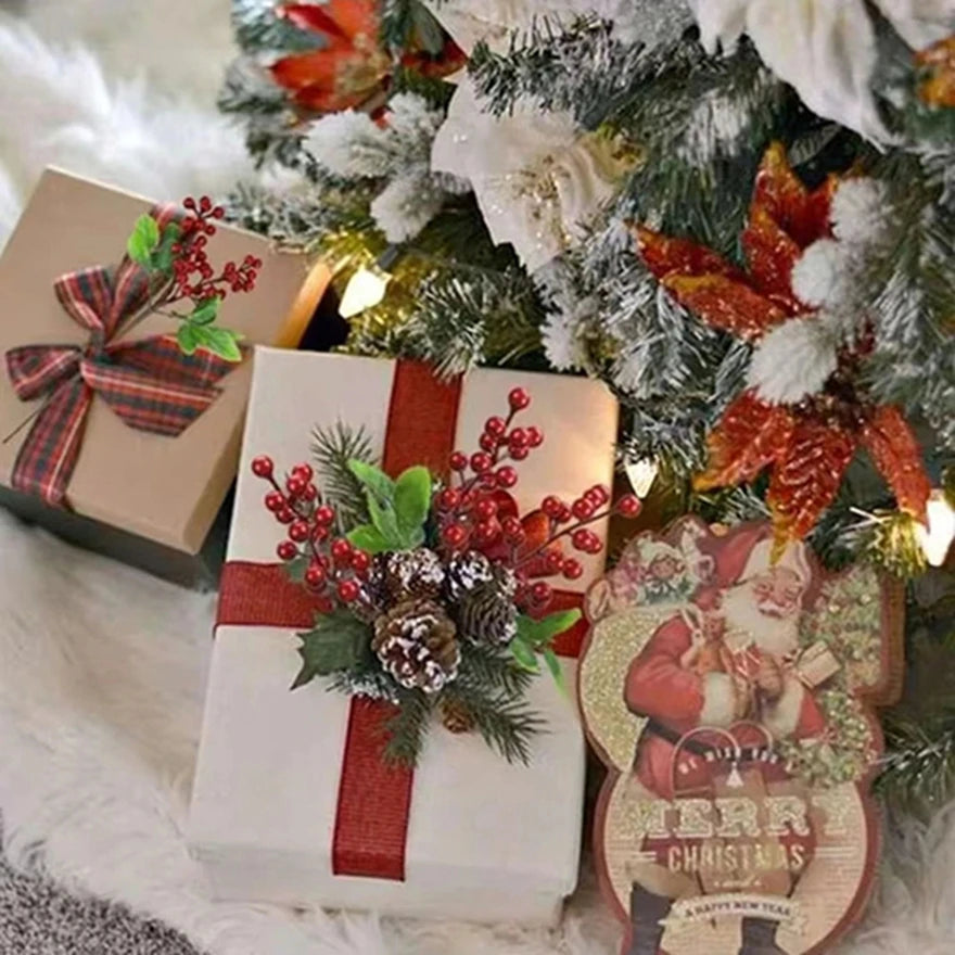 Artificial Holly Red Berry Branches – Christmas Home Décor Artificial Holly Branches Babs