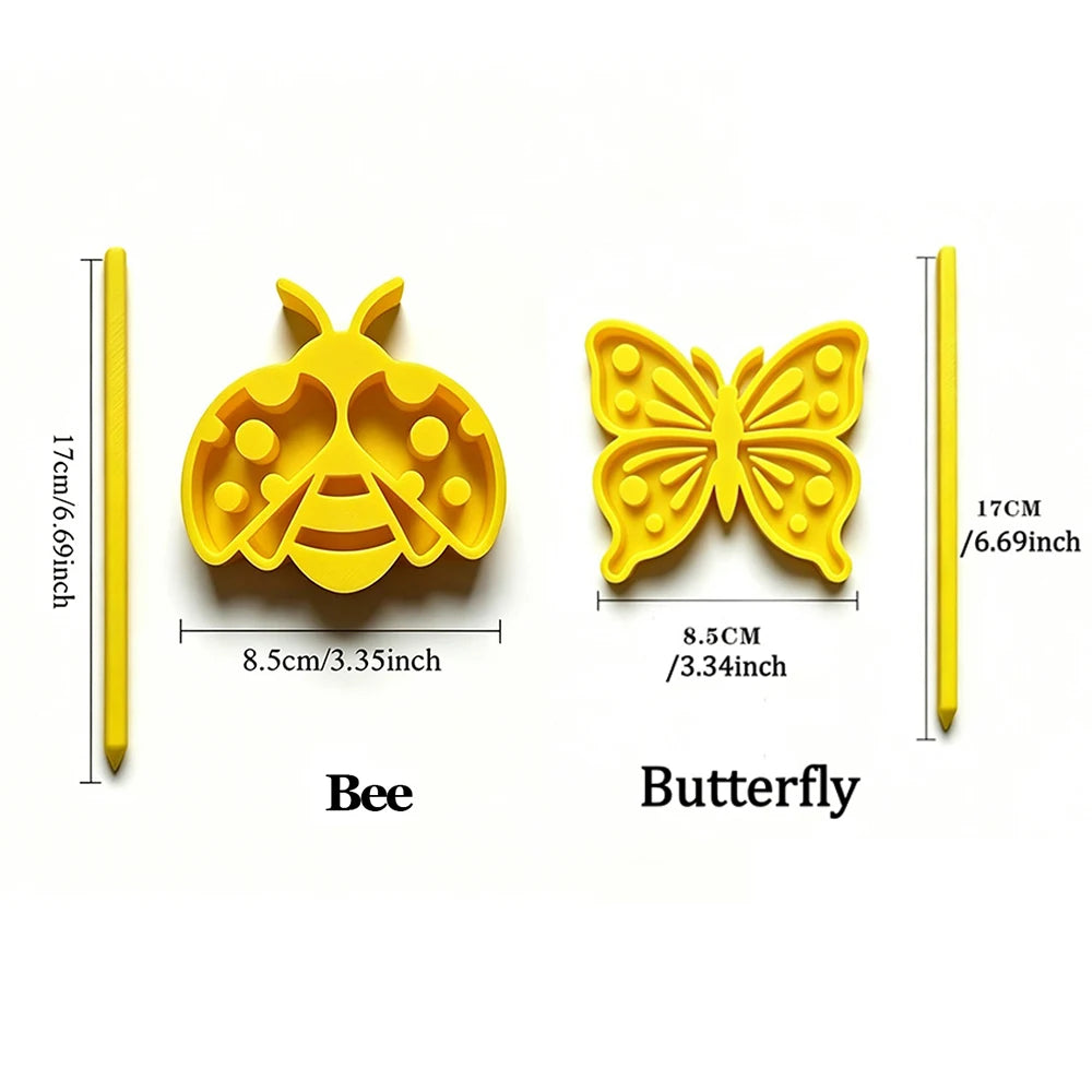 Bee & Butterfly Garden Water Feeder – Ground Insert Drinking Station Garden Water Feeder Babs Bee and Butterfly