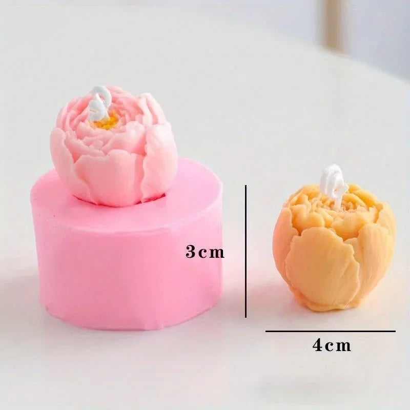 3D Tulip Silicone Mold – DIY Candle & Flower Soap Making Silicone Craft Mold Babs