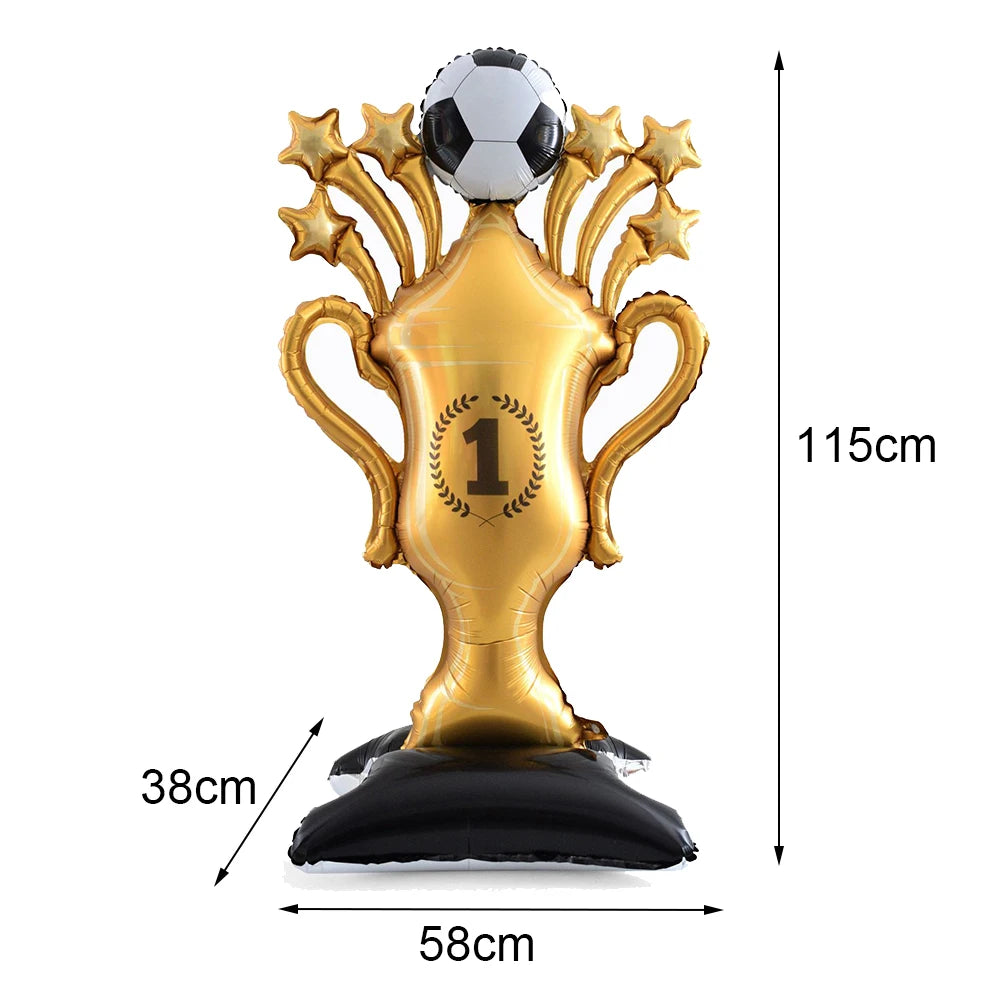 Soccer Theme 7th Birthday Party Decorations Set – Balloons & More Party Decoration Set Babs Standing Balloon C As pictures show