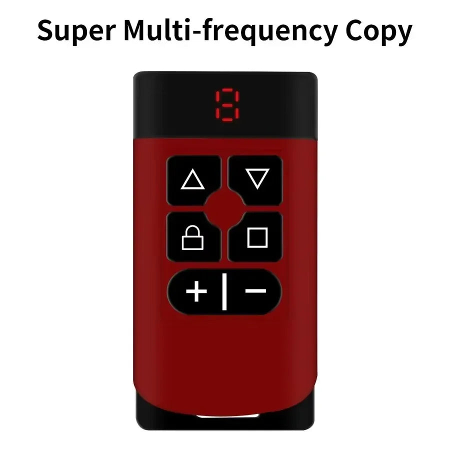 8-in-1 Universal Garage Remote Duplicator | 300–915MHz Remote Duplicator Babs Red