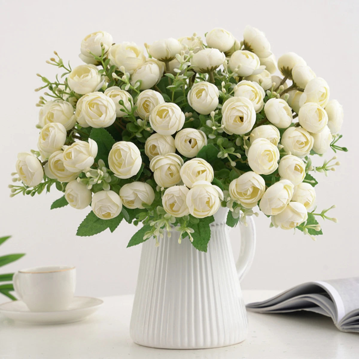 Artificial Silk Rose Bouquet for Weddings & Home Décor Artificial Flower Bouquet Babs