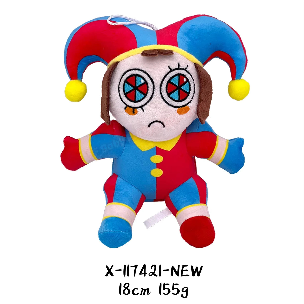 Jax Circus Rabbit Clown Plush Doll | Kawaii Stuffed Toy Gift Plush Stuffed Doll Babs 30.5 2