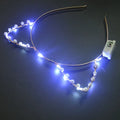 Light-Up Glow Butterfly Headband – Gold Wedding Hair Accessory Light-Up Headband Babs glow up headband