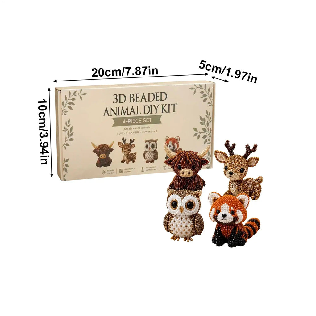 3D Animal Beading Craft Kit – DIY Bird & Tube Bead Set DIY Beading Craft Kit Babs