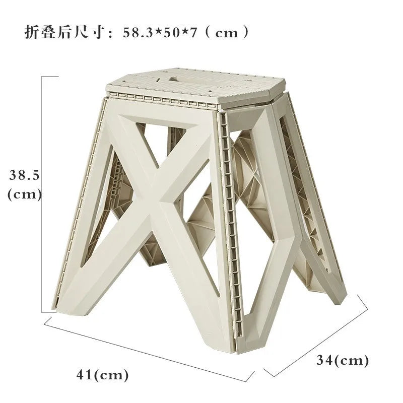 Portable Folding Stool – Heavy Duty Camping & Outdoor Seat Folding Camping Stool Babs B