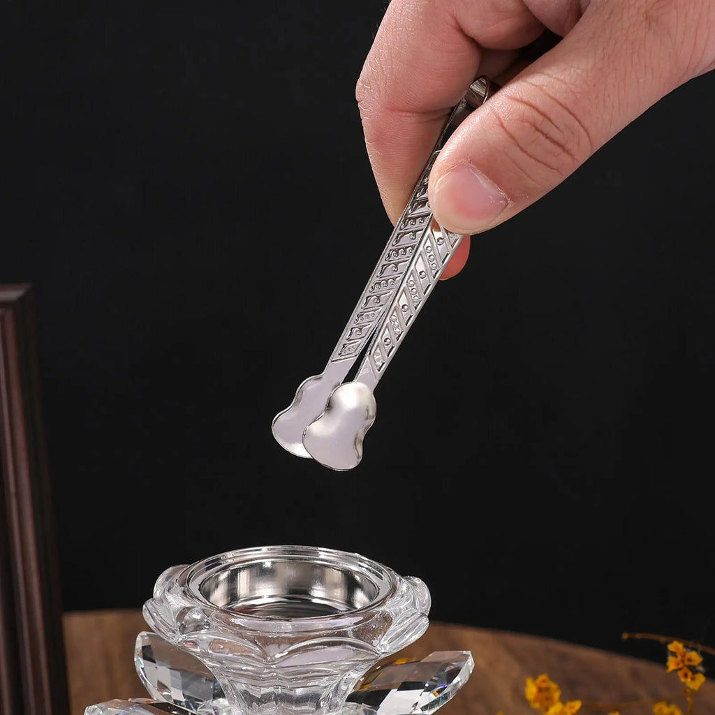 Stainless Steel Incense Tongs – Non-Slip Multifunction Clamp Incense Tongs Babs