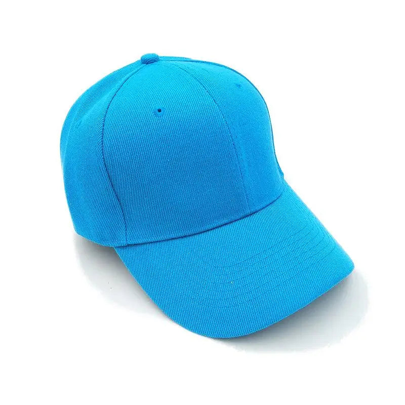 Unisex Adjustable Baseball Cap – Curved Brim Sun Visor Hat Baseball Cap Babs lake blue