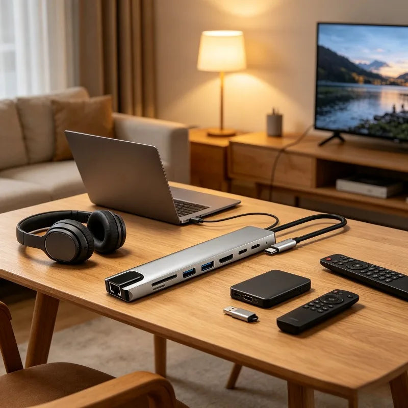 8-in-1 USB-C Docking Station | HDMI, Ethernet, PD, USB Hub USB-C Docking Station Babs