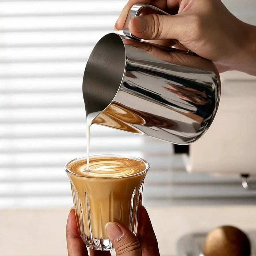 Stainless Steel Milk Frothing Pitcher for Latte Art & Espresso Milk Frothing Pitcher Babs