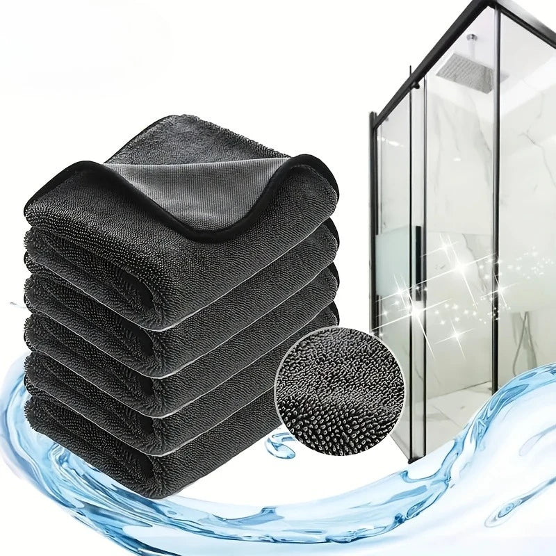 6-Pack Magic Microfiber Cleaning Cloths – Streak-Free, Quick Dry Microfiber Cleaning Cloth Babs