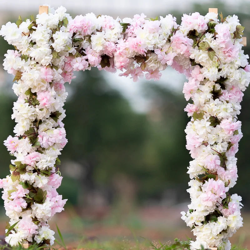 230cm Artificial Cherry Blossom Sakura Garland | Silk Vine Artificial Flower Garland Babs